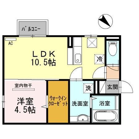 アユートＡの物件間取画像